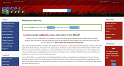 Desktop Screenshot of decalcity.com